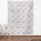 Ambesonne Romantic Fabric by The Yard, I Love You Words Hearts Romance Couple Valentine Plain Backdrop, Decorative Fabric for Upholstery and Home Accents, 1 Yard, Vermilion White